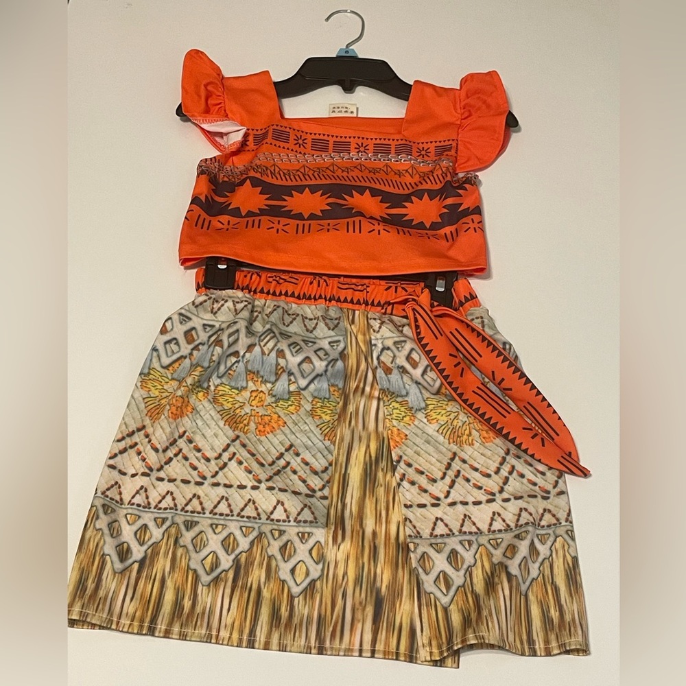 Girls Costume Moana Inspired 6/7